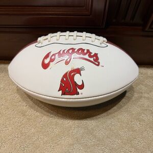 Baden WSU Washington State Cougars White Panel Football – Logo Collector Ball